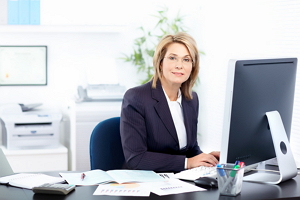 Woman at work