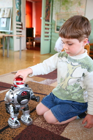 Child with Robot