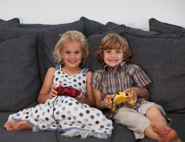 Kids playing games