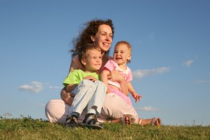Mother with Children