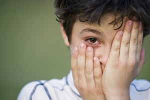 Upset boy