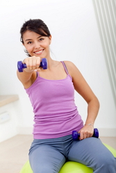 Woman Exercising